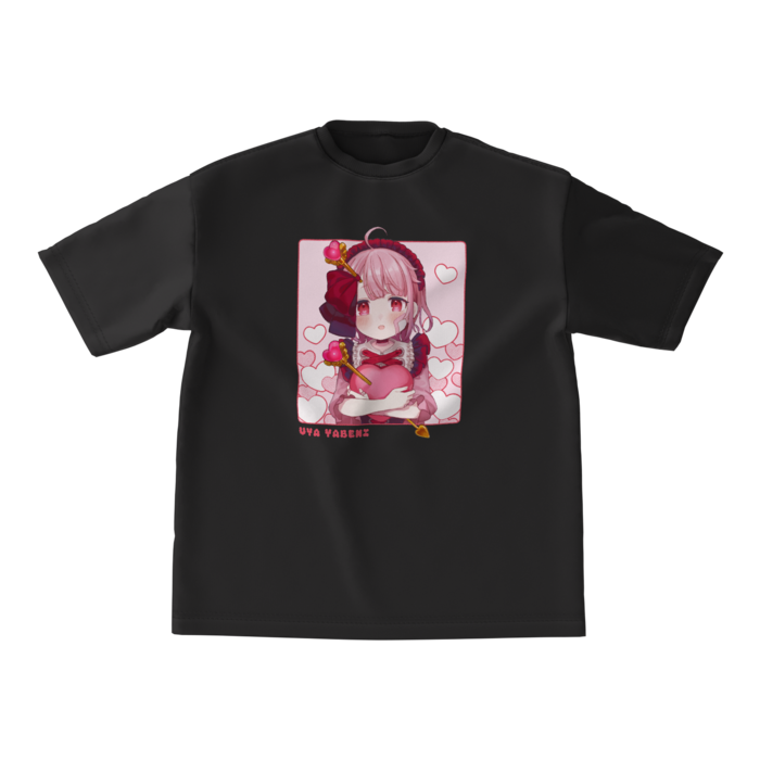 ビッグシルエット黒Tシャツ - M -