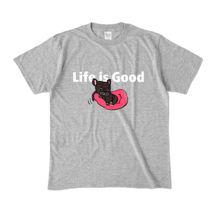 カラーTシャツ - M - 杢グレー (濃色)