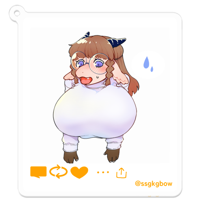 アクリルキーホルダー - 70 x 70 (mm)