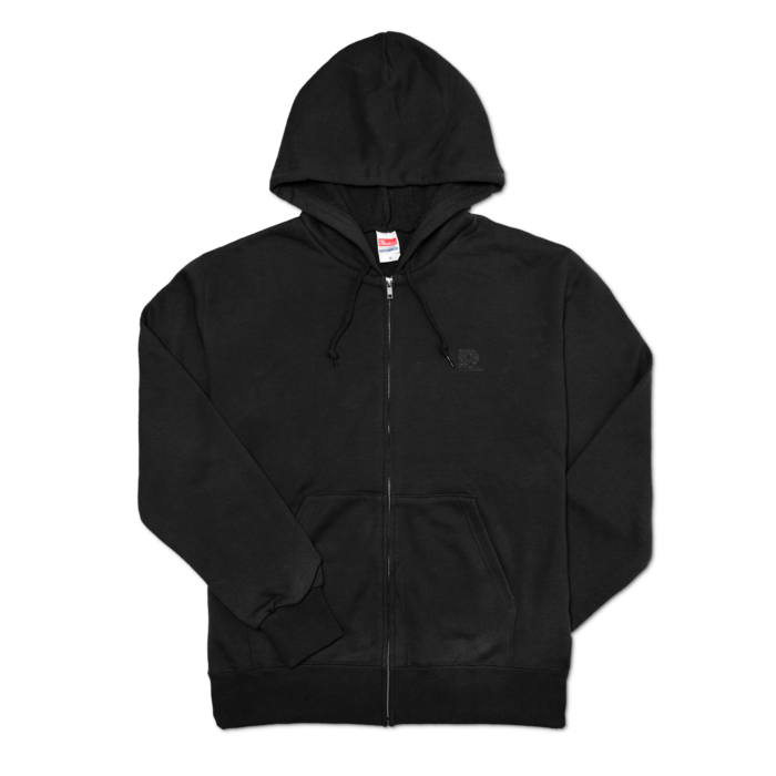 ジップパーカー - M - ブラック