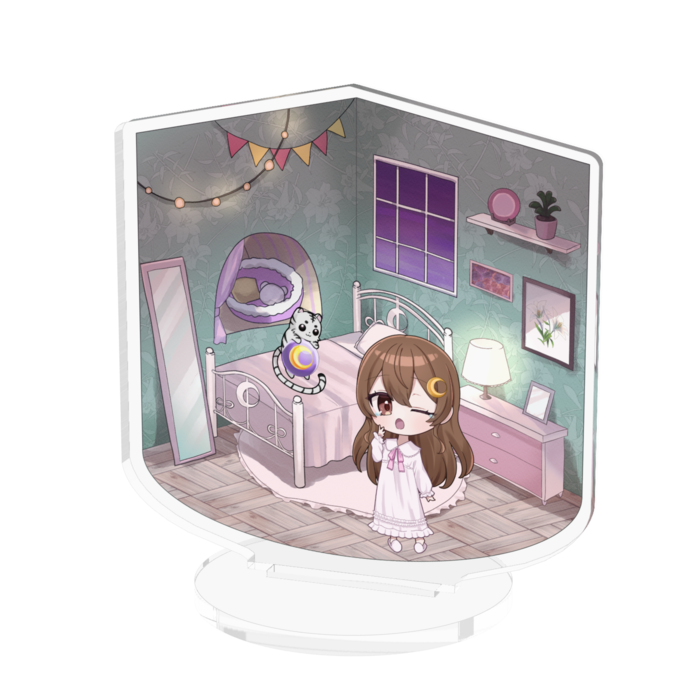 アクリルスタンド 夜 - 70x70mm