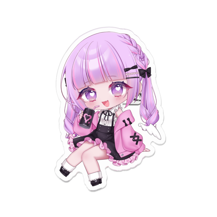 アクリルバッジ - 70 x 70 (mm)