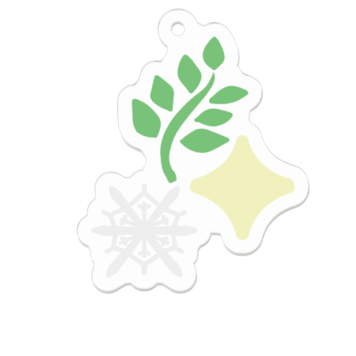 アクリルキーホルダー - 50 x 50 (mm)