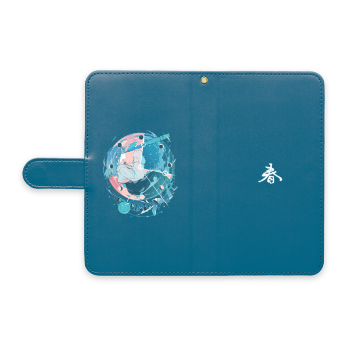 手帳型Androidケース - L - ストラップ穴 あり