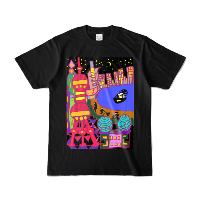 カラーTシャツ - S - ブラック (濃色)