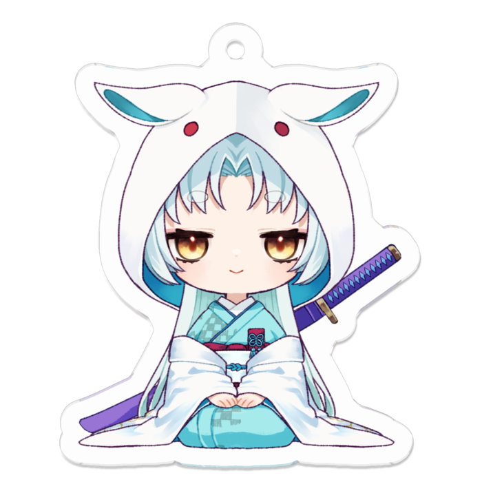 アクリルキーホルダー(コーティング) - 50 x 50 (mm)