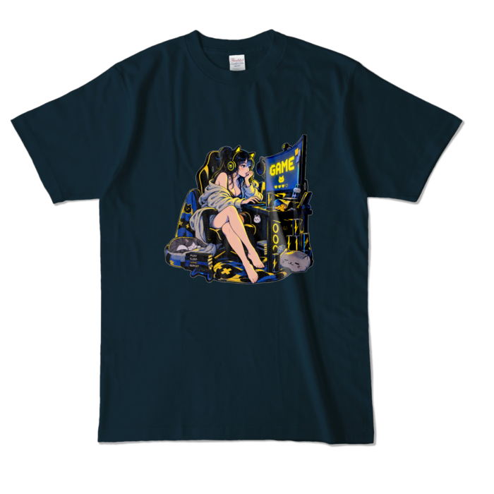 カラーTシャツ - L - ネイビー （濃色）