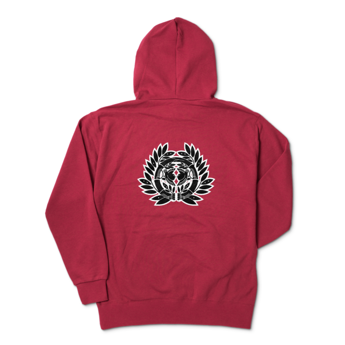 パーカー - XL - バーガンディ