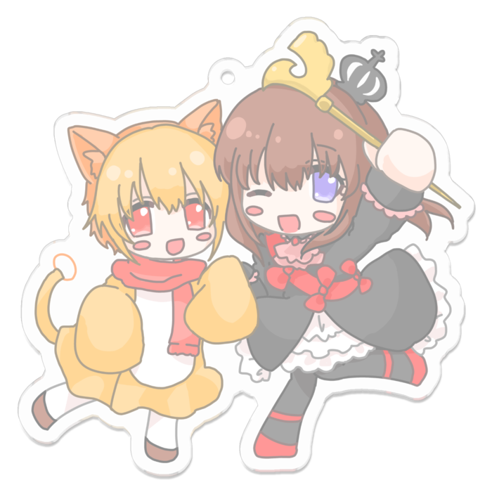 アクリルキーホルダー - 70 x 70 (mm)