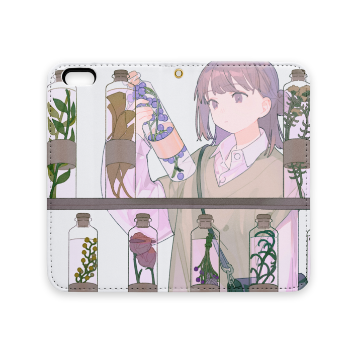 手帳型iPhoneケース（ベルトなし） - iPhone 6 / 6s - ストラップ穴 あり