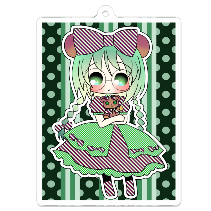 アクリルキーホルダー - 70 x 70 (mm)