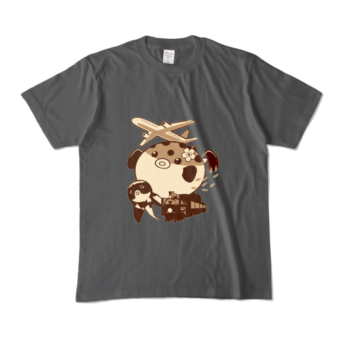 カラーTシャツ - M - チャコール (濃色)