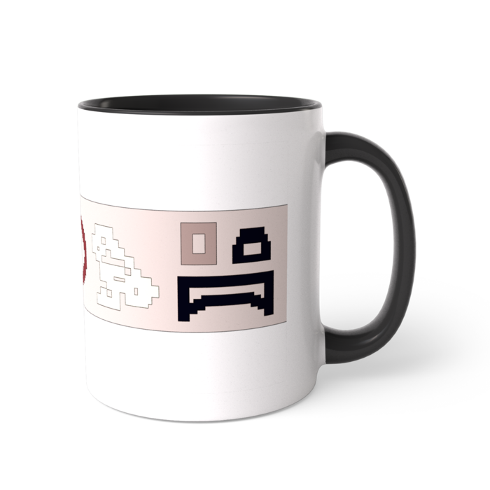 ツートンカラーマグカップ - 直径 8.2cm / 高さ 9.5cm