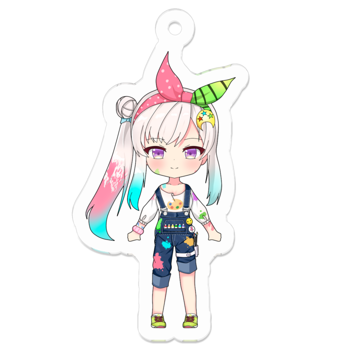 アクリルキーホルダー - 50 x 50 (mm)