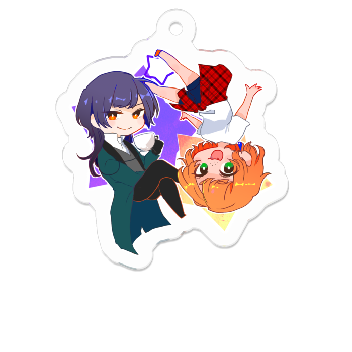 アクリルキーホルダー - 50 x 50 (mm)