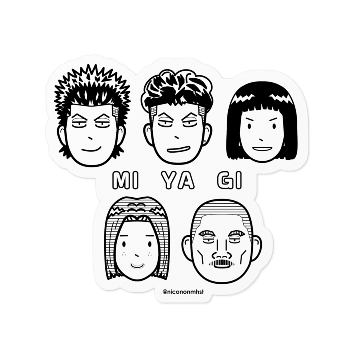 ステッカー - 100 x 100 (mm)