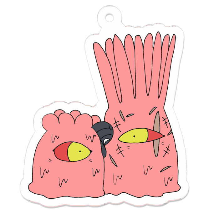 アクリルキーホルダー - 50 x 50 (mm)