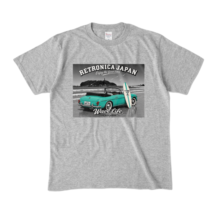カラーTシャツ - M - 杢グレー (濃色)