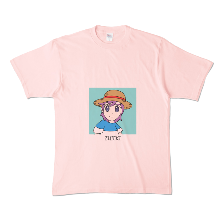 カラーTシャツ - XL - ライトピンク (淡色)