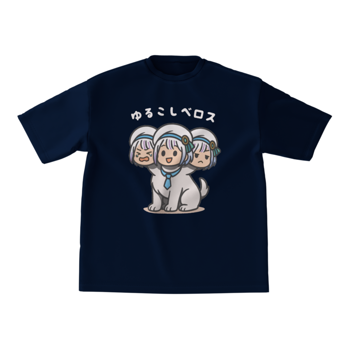 ビッグシルエットTシャツ - M - 紺色