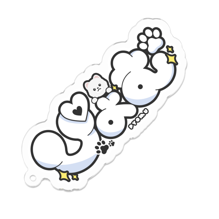 アクリルキーホルダー - 70 x 70 (mm)