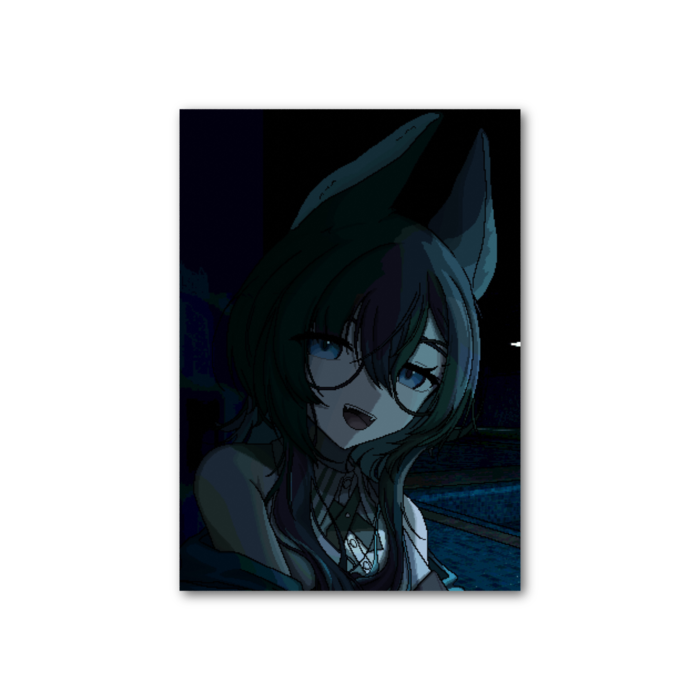 モルテ　カード　ほほ笑み