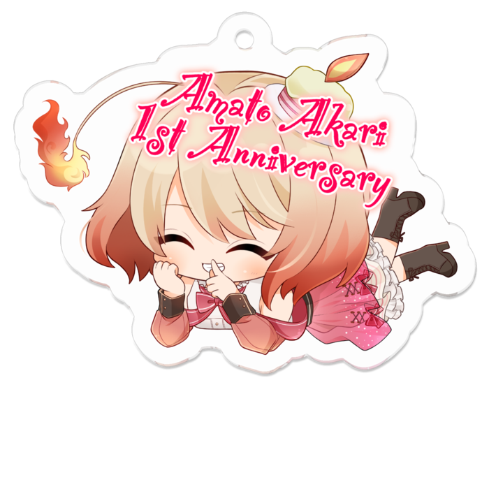 アクリルキーホルダー - 50 x 50 (mm)