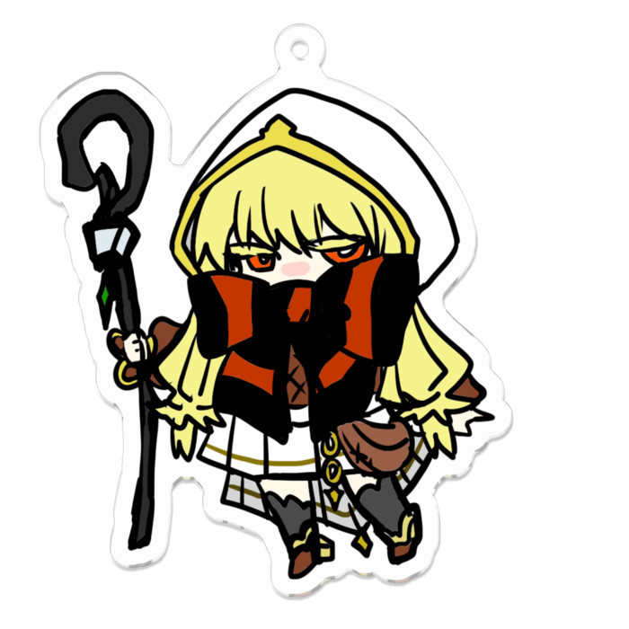 アクリルキーホルダー（コーティング） - 70 × 70 (mm)