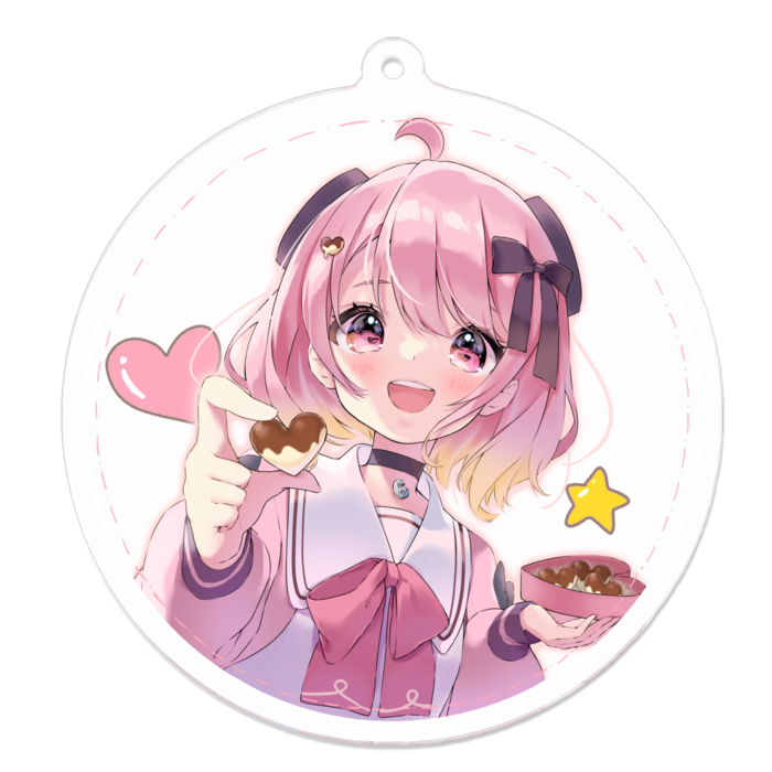 アクリルキーホルダー - 70 x 70 (mm)