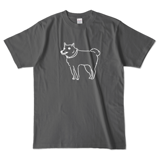 カラーTシャツ - L - チャコール (濃色)