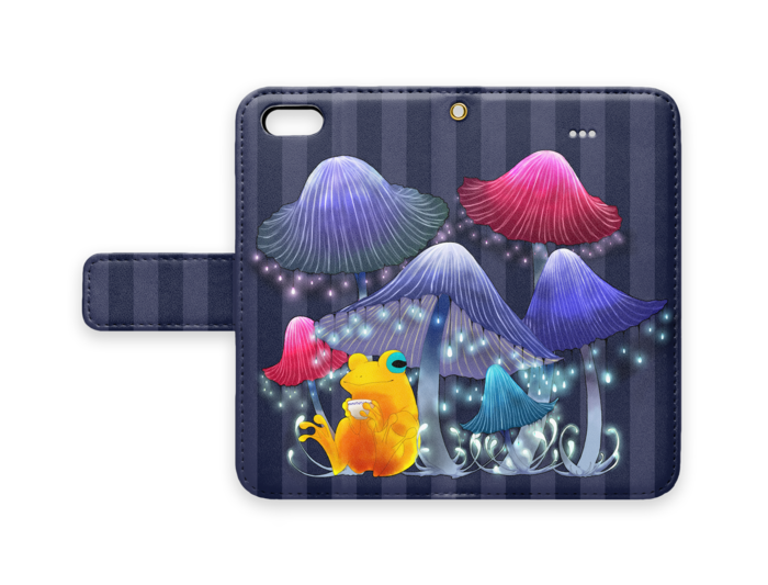 手帳型iPhoneケース - iPhone5 - ストラップ穴 あり