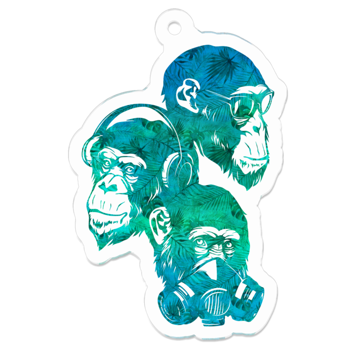 アクリルキーホルダー - 50 x 50 (mm)