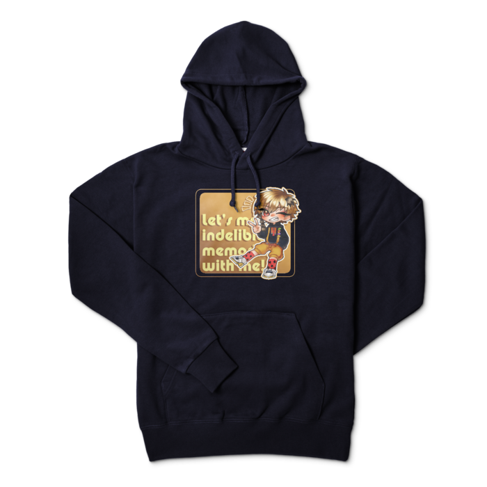 パーカー - L - ネイビー