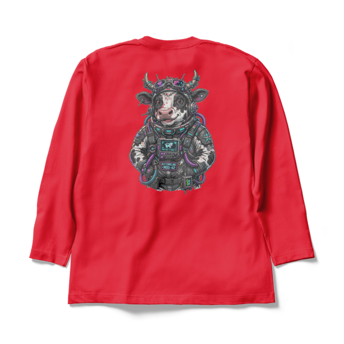 ロングスリーブTシャツ - XL - レッド(1)