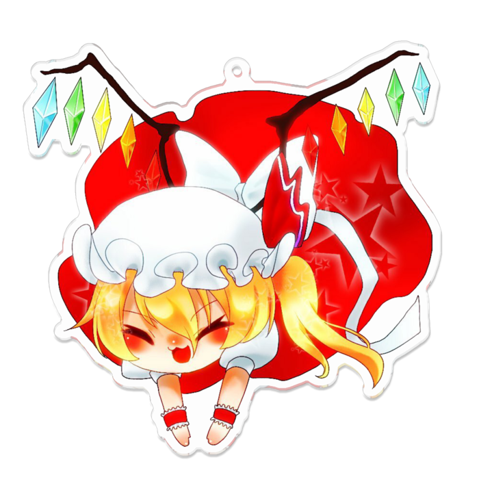 アクリルキーホルダー - 100 x 100 (mm)