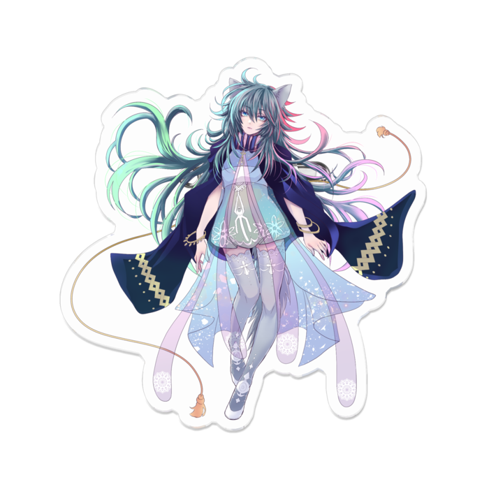 アクリルバッジ - 70 x 70 (mm)