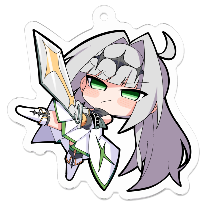 アクリルキーホルダー - 50 x 50 (mm)