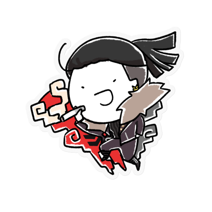 ステッカー - 100 x 100 (mm)