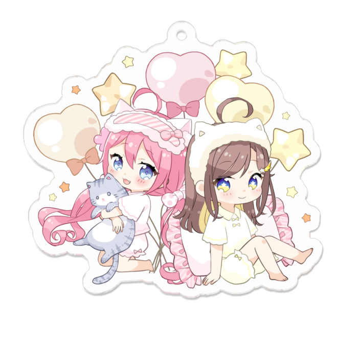 アクリルキーホルダー - 70 x 70 (mm)