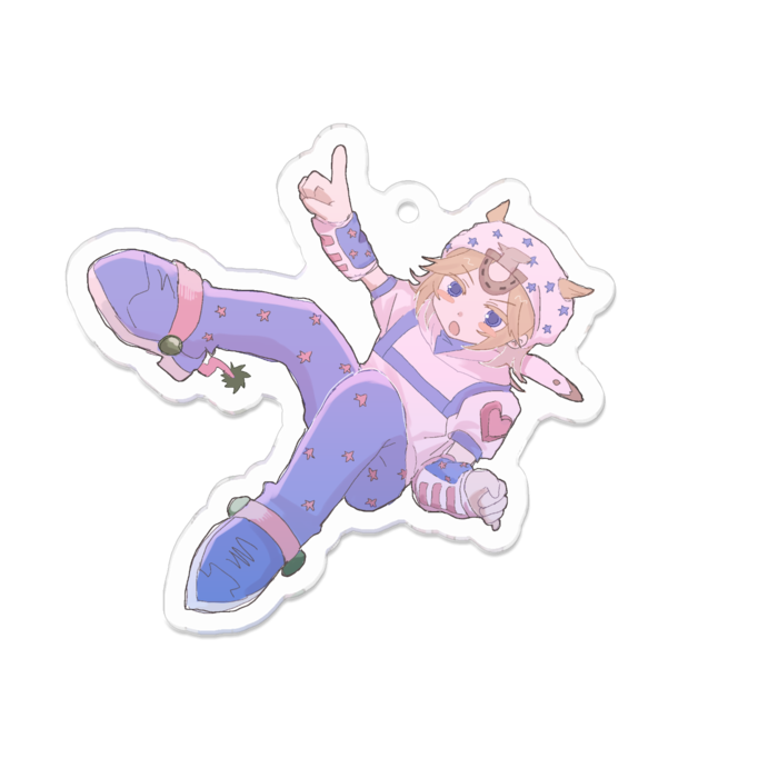 アクリルキーホルダー - 70 x 70 (mm)