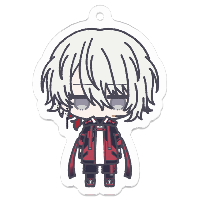 サイバー アクリルキーホルダー - 50 x 50 (mm)