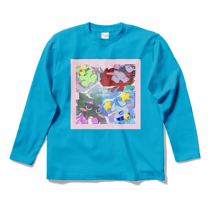 sweet dreams ロングスリーブTシャツ - S - ターコイズ