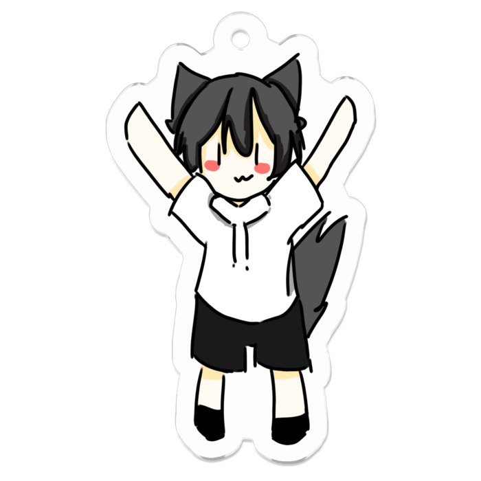 アクリルキーホルダー - 50 x 50 (mm)