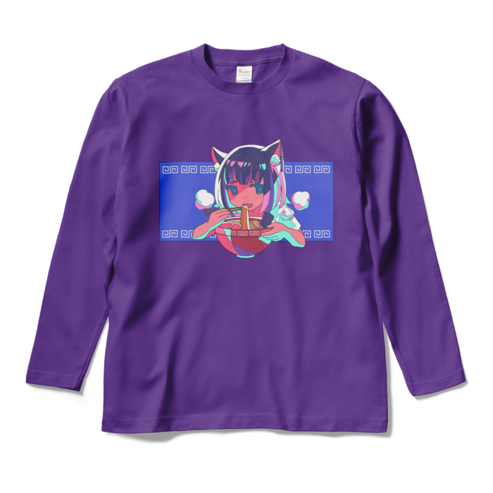 ロングスリーブTシャツ - M - パープル