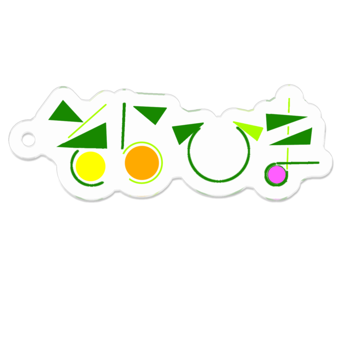 アクリルキーホルダー - 50 x 50 (mm)