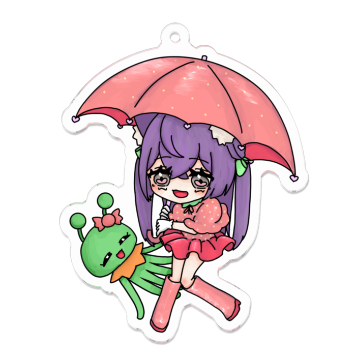 アクリルキーホルダー - 70 x 70 (mm)