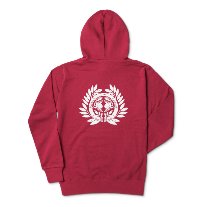 パーカー - L - バーガンディ