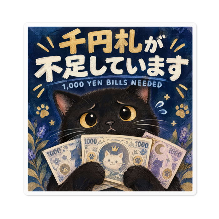 ステッカー - W100 × H100mm 以内