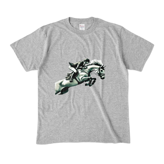 カラーTシャツ - M - 杢グレー (濃色)