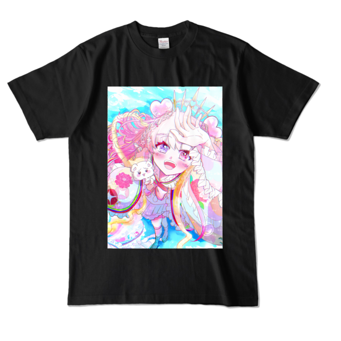 カラーTシャツ - L - ブラック (濃色)